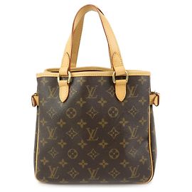 Louis Vuitton Monogram Batignolles Canvas Tote Bag Hand Bag M51156
