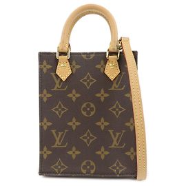 Louis Vuitton Monogram Petit Sac Plat Borsa a Mano e a Spalla 2Way M69442
