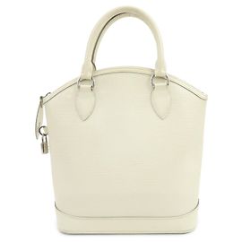 Louis Vuitton Epi Lockit Hand Bag Tote Bag Ivoire White M4229J
