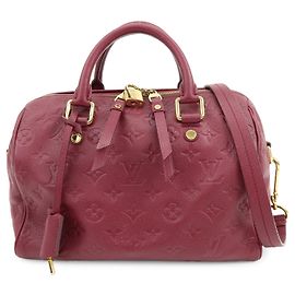 Louis Vuitton Monogram Empreinte Speedy Bandouliere 25 Aurore M40764