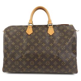 Louis Vuitton Monogram Speedy 40 Hand Bag Boston Bag Brown M41522