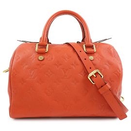 Louis Vuitton Monogram Empreinte Speedy Bandouliere 25 Orient M40758