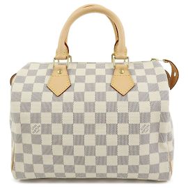Louis Vuitton Damier Azur Speedy 25 Boston Bag Hand Bag N41534