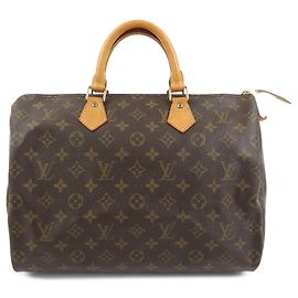 Louis Vuitton Monogram Speedy 35 Boston Bag Hand Bag M41524