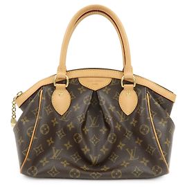 Borsa a mano e a tracolla Louis Vuitton Monogram Tivoli PM Marrone M40143
