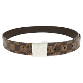 Louis Vuitton Damier Ceinture Carre Classic Belt 80/32 Brown M6881W