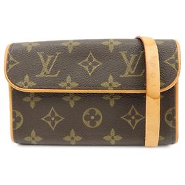 Louis Vuitton Monogram Pochette Florentine Waist Bag Belt XS M51855
