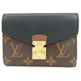 Louis Vuitton Monogram Portefeuille Pallas Wallet Monogram Noir M67479