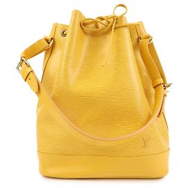 Borsa a tracolla Louis Vuitton Epi Noe in pelle Tassili Yellow M44009