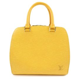 Borsa a mano Louis Vuitton Epi Epi Leather Pont Neuf Jaune M52059