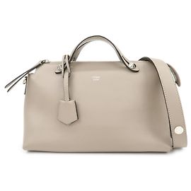 FENDI BY THE WAY Borsa a mano 2Way in pelle Medium Greige 8BL124