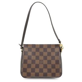 Louis Vuitton Damier Trousse Makeup Accessory Pouch Brown N51982