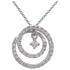Autre Marque STAR JEWELRY TWO UNIVERSE Diamantenhalskette K18 750WG Weißgold
