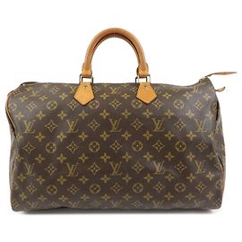 Louis Vuitton Monogram Speedy 40 Boston Bag Hand Bag Brown M41106