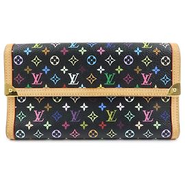 Louis Vuitton Monogram Multicolor Porte Trezor International M92658