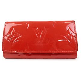 Louis Vuitton Vernis Multicles 4 Key Case Key Holder Red M91976