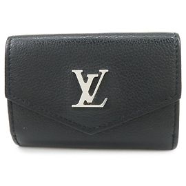 Louis Vuitton Portefeuille Lock Mini Leather Compact Wallet M63921
