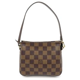 Louis Vuitton Damier Trousse Makeup Accessory Pouch Brown N51982
