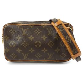 Louis Vuitton Monogram Pochette Marly Bandouliere Tasche Brown M51828