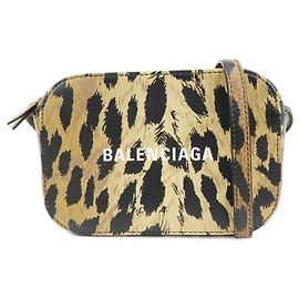 BALENCIAGA Everyday Camera Bag Schultertasche Leoparden-Muster 552372