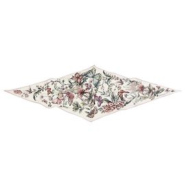 Christian Dior Pañuelo Bandana de Seda 100% Forma de Diamante Rosa
