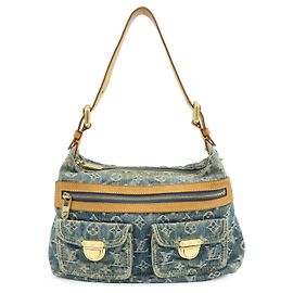 Louis Vuitton Monogram Denim Baggy PM Borsa 2Way Borsa a Tracolla M95049