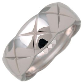 CHANEL COCO Crush Ring Medium K18 750WG White Gold #50 US5.5 J10570