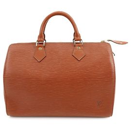 Borsa a mano Louis Vuitton Epi Speedy 30 Boston Bag Kenya Brown M43003