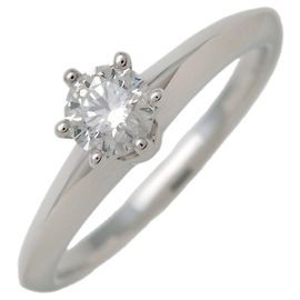 Tiffany & Co Solitär-Diamantring 0.22ct PT950 US4.5 EU48 HK9