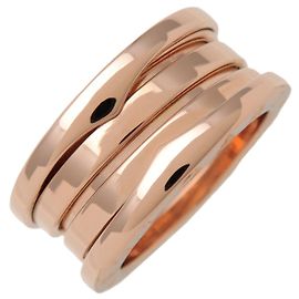 Bulgari BVLGARI B-Zero1 3Band Ring K18 750PG Roségold #49 US4.5 EU49 HK10