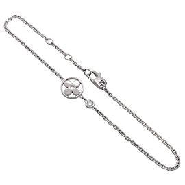 Louis Vuitton Idylle Blossom 1P Daimond Bracelet K18 WG White Gold