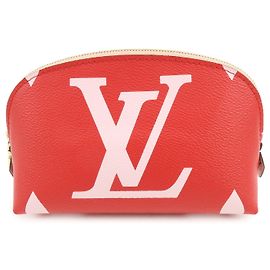 Louis Vuitton Monogram Giant Pochette Cosmetic PM Rouge M667694