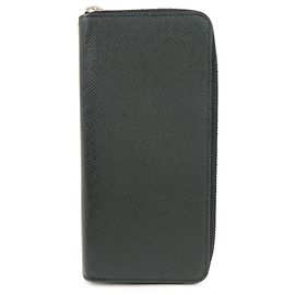 Louis Vuitton Taiga Vertical Round Zippy Wallet Ardoise M30503