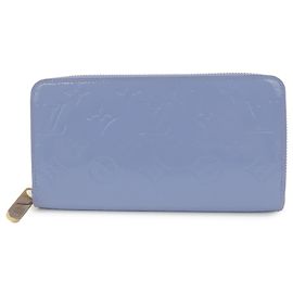 Louis Vuitton Monogram Vernis Round Zippy Portemonnaie Lilas M90141