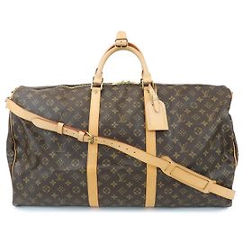 Louis Vuitton Monogram Keep All Bandouliere 60 Boston Bag M41412