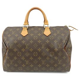Louis Vuitton Monogram Speedy 35 Boston Bag Hand Bag M41524