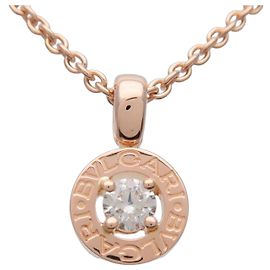 Bulgari Collana BVLGARI BVLGARI 1P Diamante K18 750PG Rose Gold