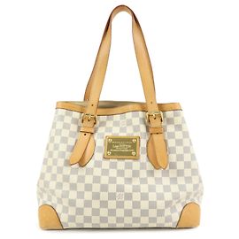 Louis Vuitton Damier Azur Hampstead MM Tote Bag Shoulder Bag N51206