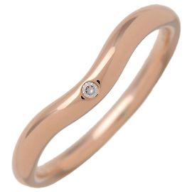 Tiffany & Co Curved Band 1P Diamantring 750PG Roségold US5.5 EU50