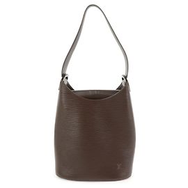 Borsa a tracolla Louis Vuitton Epi Verso in pelle Mocha M5281D