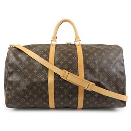 Louis Vuitton Monogram Keep All Bandouliere 55 Boston Bag M41414