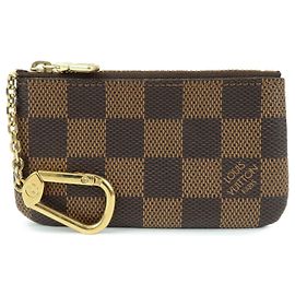 Louis Vuitton Damier Canvas Pochette Cles Damier Ebene N62658
