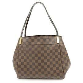Louis Vuitton Damier Ebene Marylebone PM Shoulder Bag Brown N41215