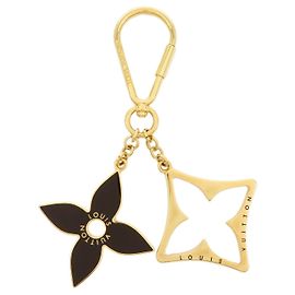 Louis Vuitton Porte Cles Puzzle Bag Charm Dark Brown Gold M65218