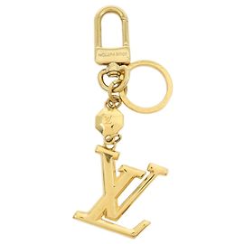 Louis Vuitton Porte Cles LV Facettes Bag Charm Key Chain Gold M65216