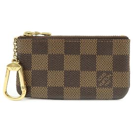Louis Vuitton Damier Pochette Cles Coin Case Damier Ebene N62658