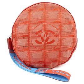 CHANEL Nuova Linea Travel COCO Mark Nylon Jacquard Trousse Cosmetici A17682