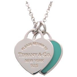 Tiffany & Co Collana Return to Tiffany Mini Double Heart Tag SV925