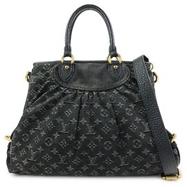 Louis Vuitton Monogram Denim Neo Cabby GM 2Way Bag Hand Bag Noir M95352