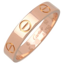 Anello Cartier Mini Love K18 750PG Oro Rosa #50 US5.25 CRB4085250